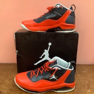 Nike Air Jordan Melo M8 2012   Men Size 14 Orange Basketball Shoes 469786 016